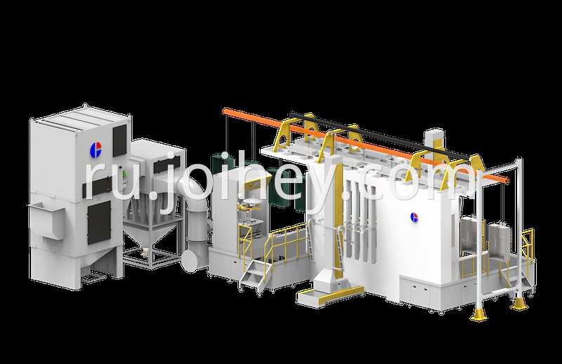 MCB Small Cyclone Powder Coating booth 2